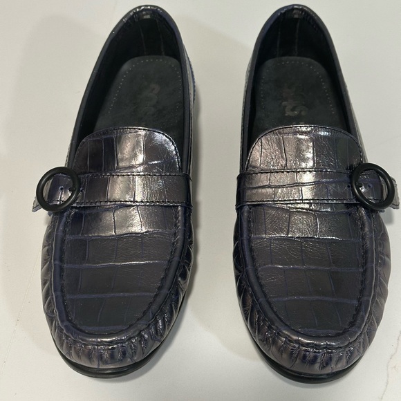 SAS Lara Slip On Loafer Moccasin Size 8M Orion Blue Genuine Leather Upper Shoes main image 10
